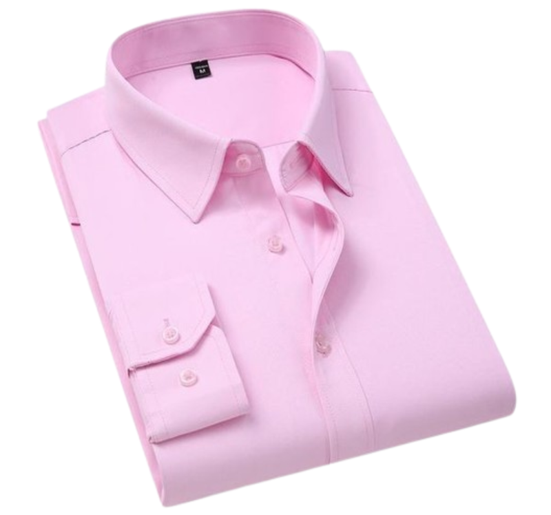 CAMISA SLIM FIT LUXO PASSA FACIL TECIDO LISO (60% ALGODÃO, 40% POLIÉSTER)