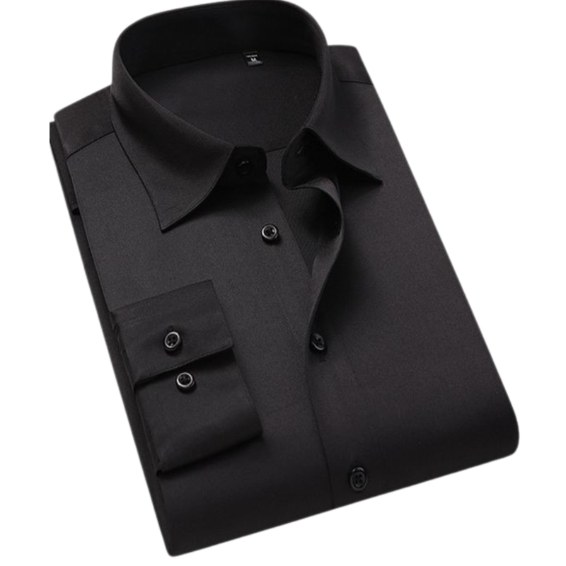 CAMISA SLIM BRANCA TECIDO MISTO PASSA FACIL (60% POLIÉSTER 40 ALGODÃO) VARIAS CORES